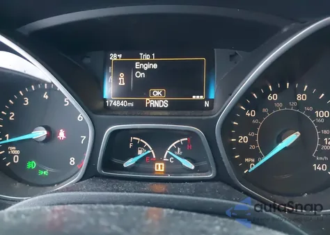 2017 Ford Focus Sel из США, поврежденный, VIN 1FADP3M26HL206787